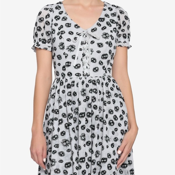 Her Universe Studio Ghibli My Neighbor Totoro Soot Sprites Tulle Dress NWT - Picture 1 of 8